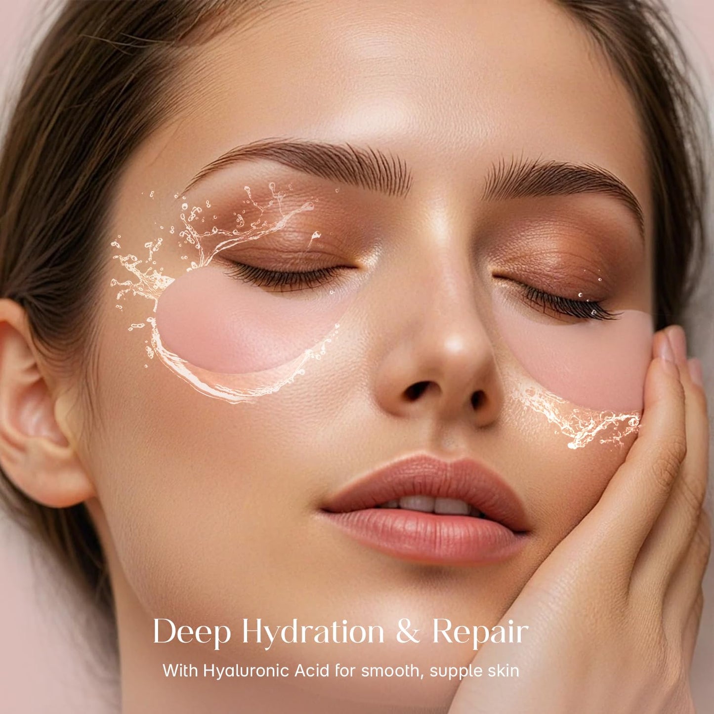 Korean Eye Patches for Dark Circles, Puffy Eyes, Hydrates & Repairs (32 Pcs)